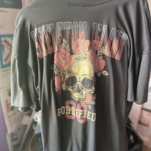 SHEIN skull graphic tee